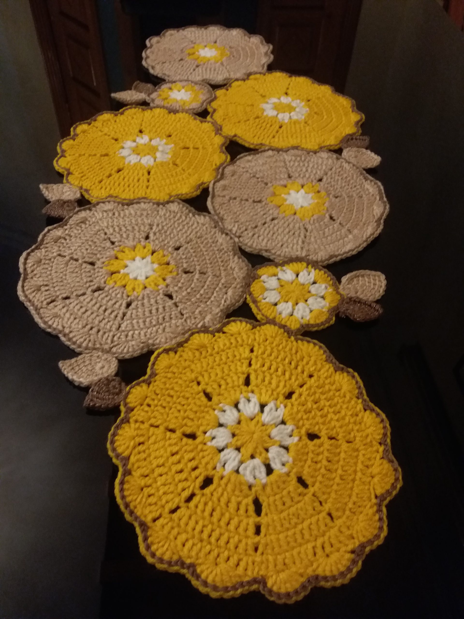 Mustard Shine Table Runners