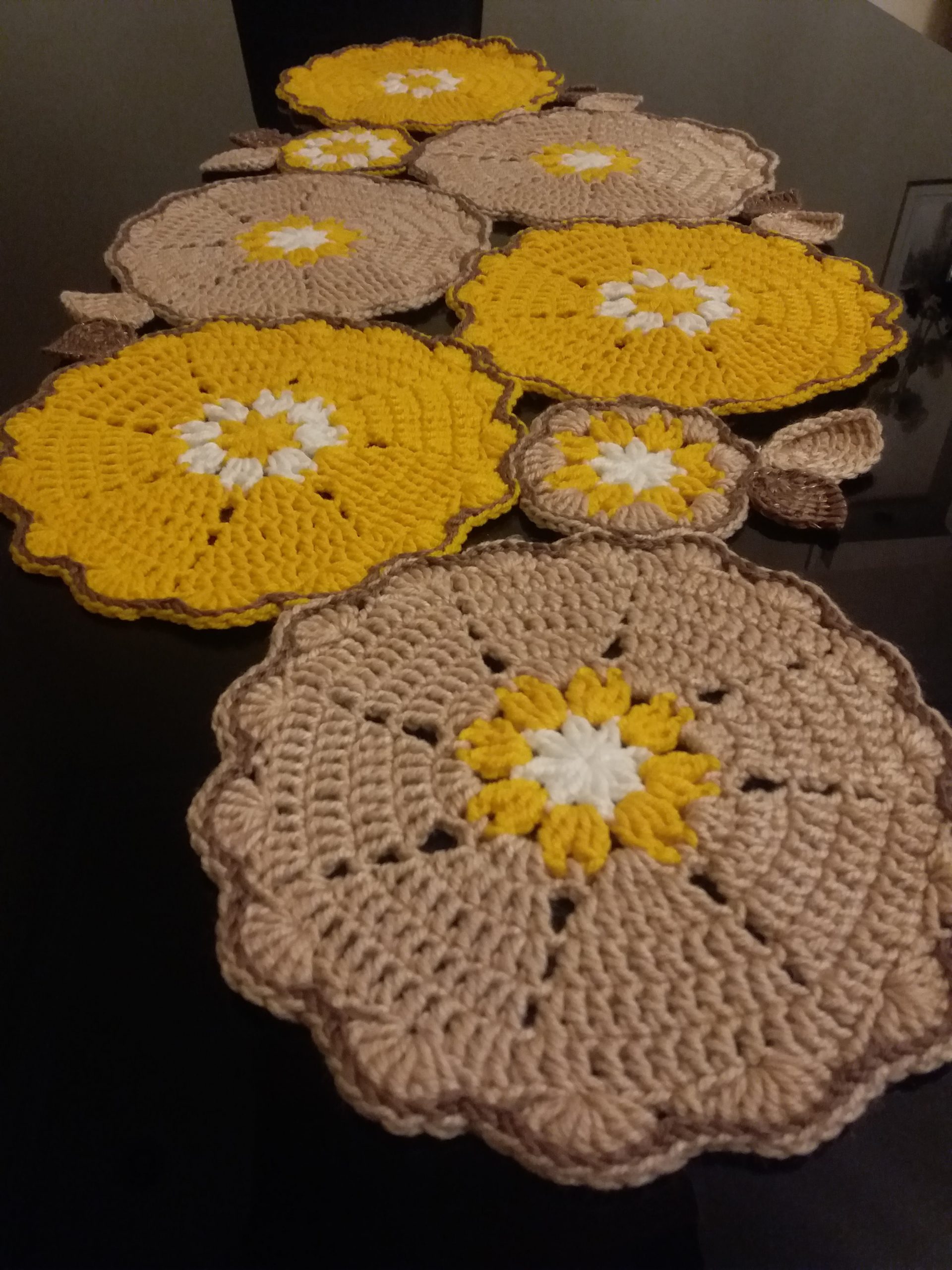 Mustard Shine Table Runners