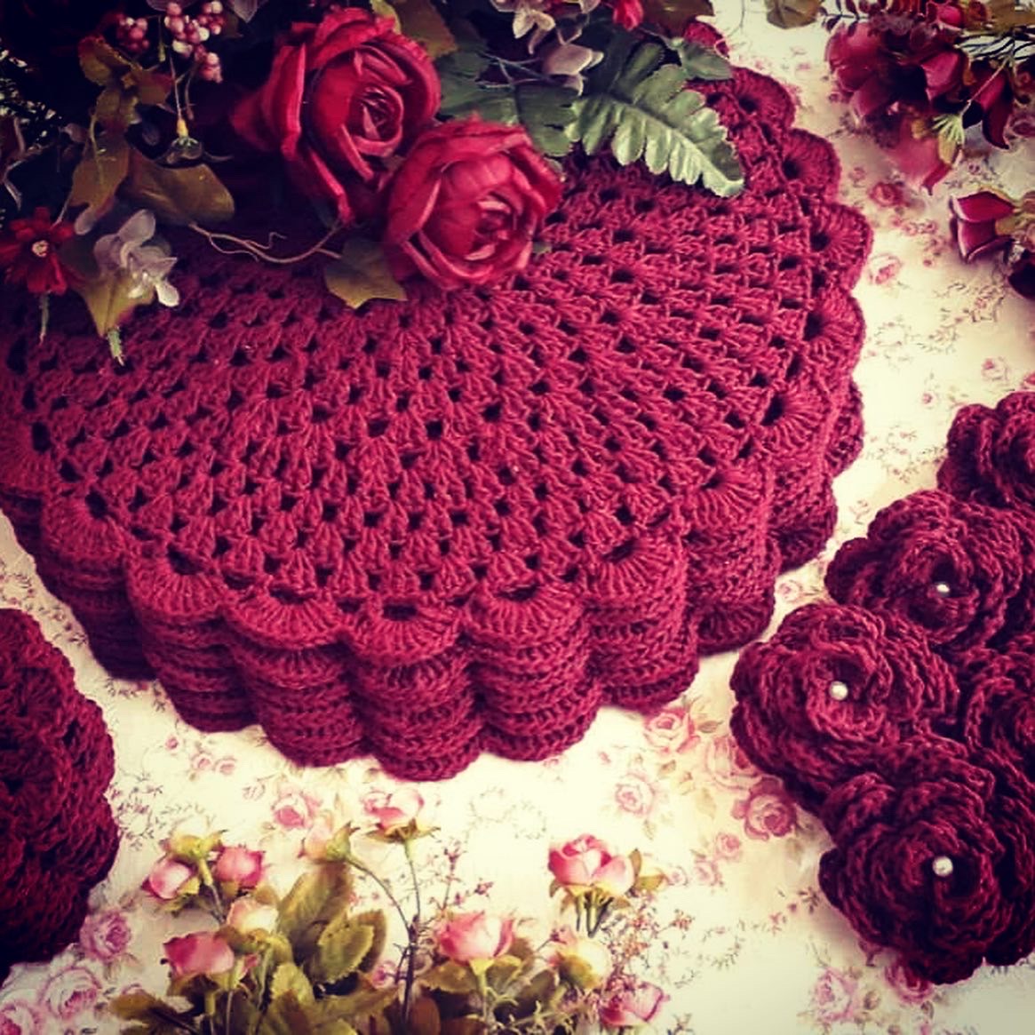Rose Place Mats