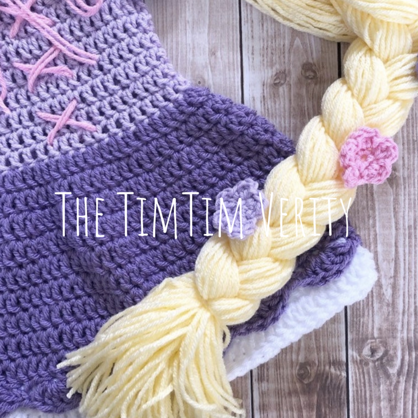 Crochet Rapunzel Dress Set - Image 3