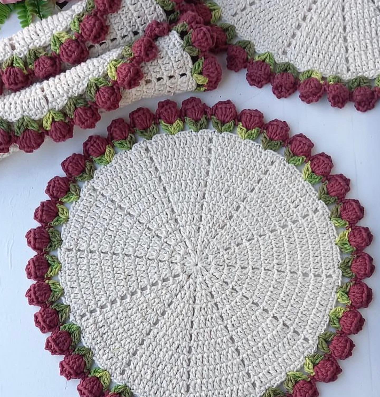 Red Rose Mat