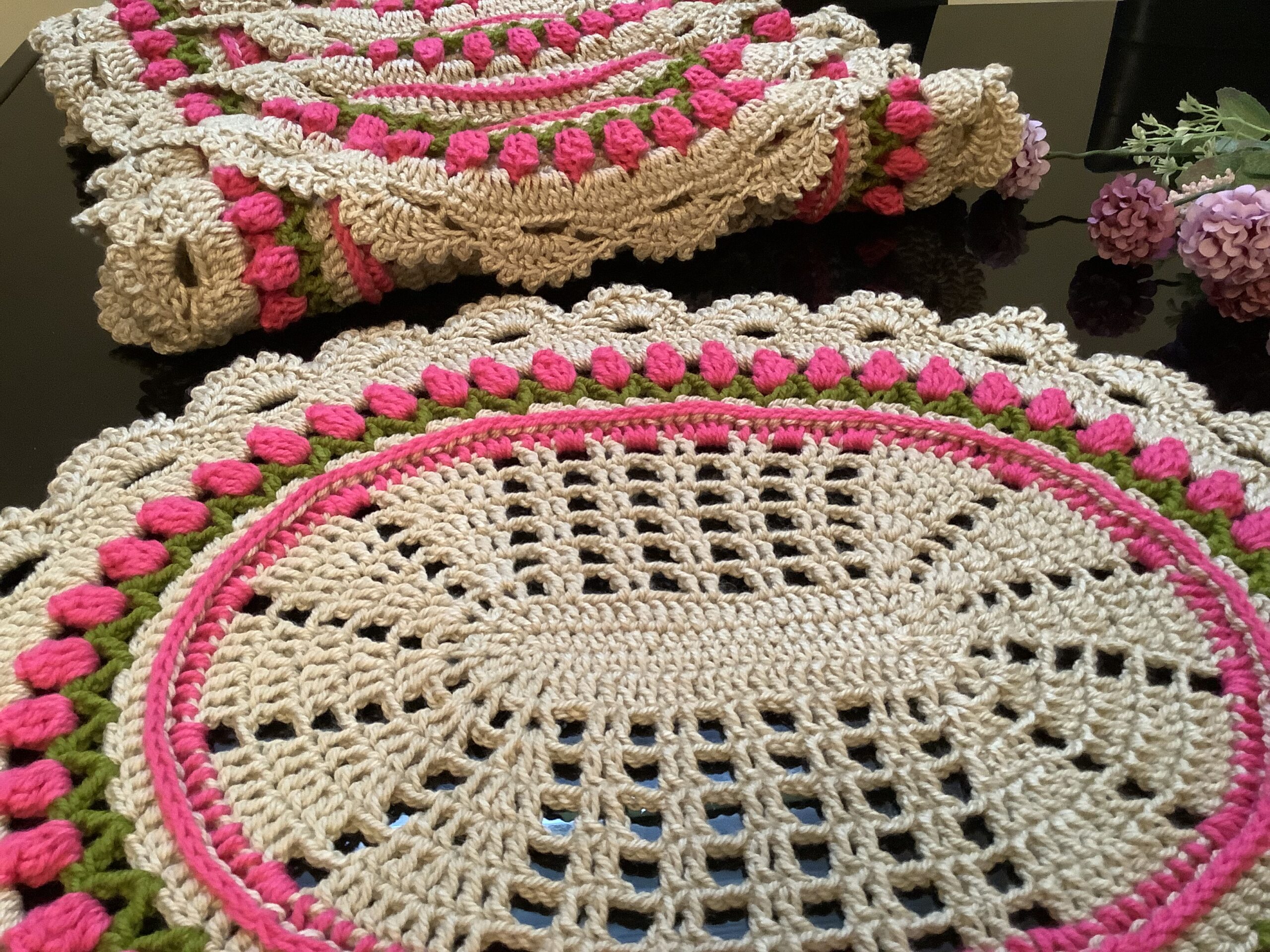 Table Mat Rose - Image 3