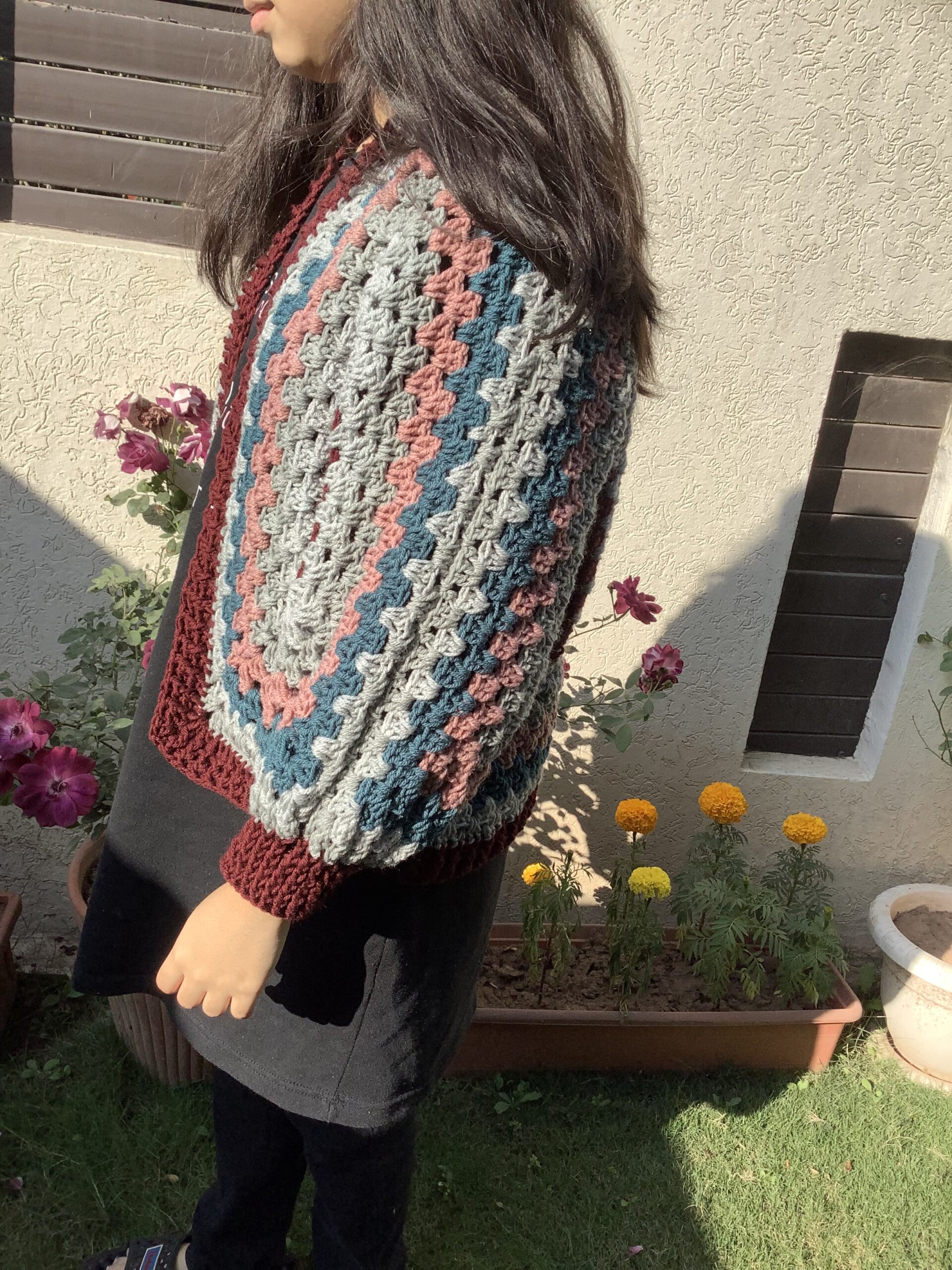 Hand Crocheted Ladies cardigan - Image 2