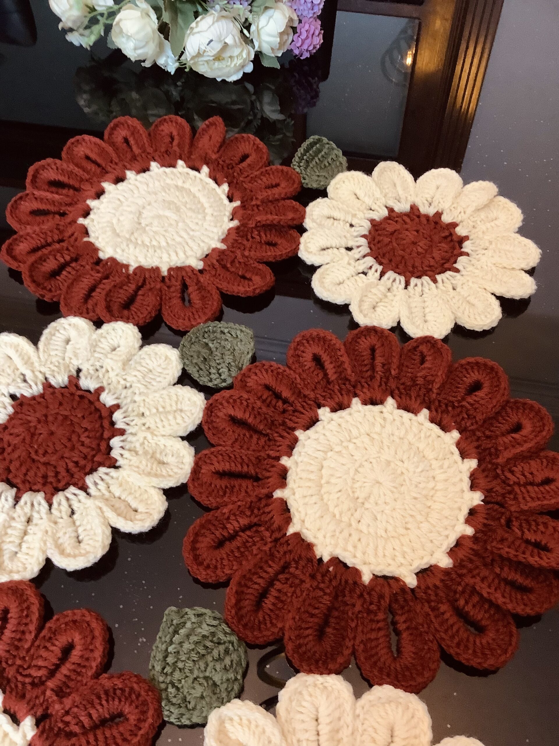 Crocheted Table Runner for Elegant Décor Dine in Style - Image 3