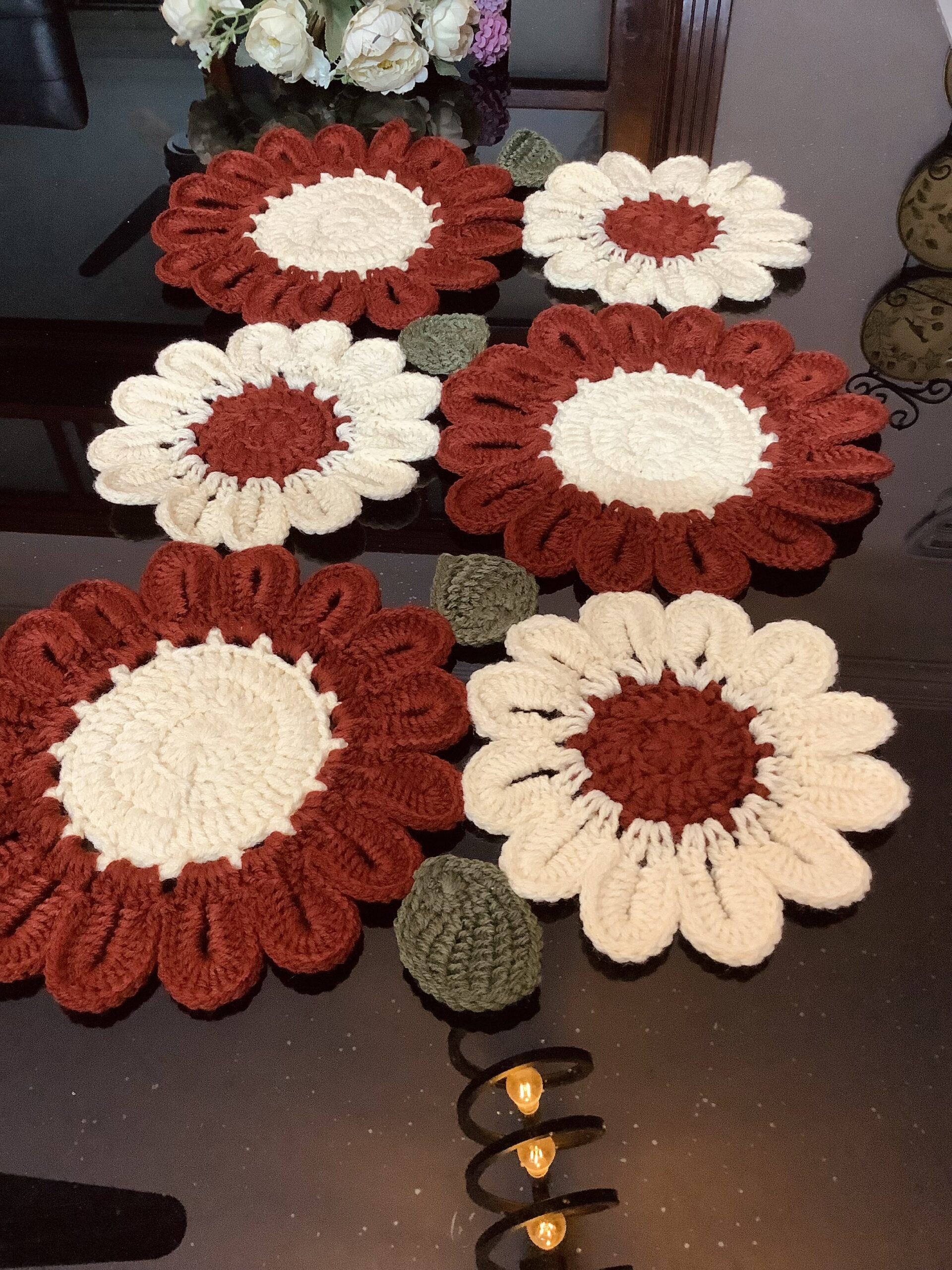 Crocheted Table Runner for Elegant Décor Dine in Style