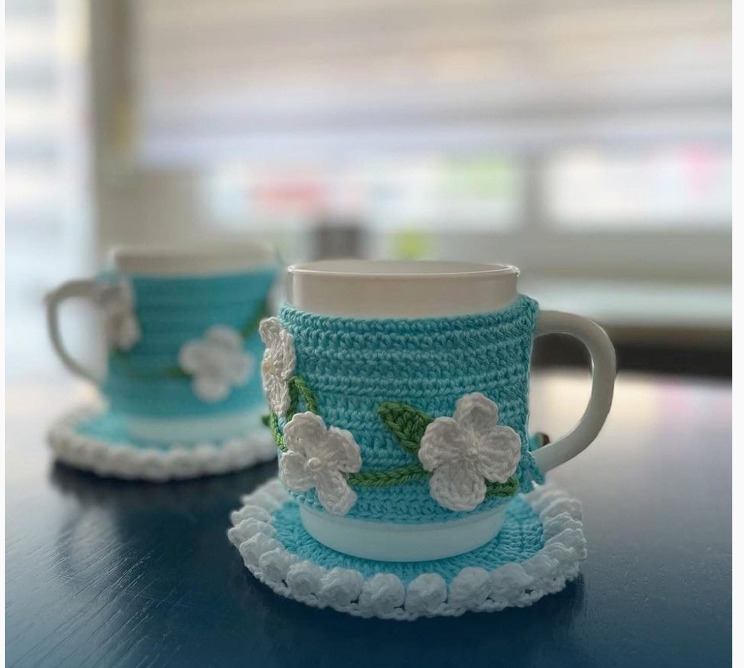 Mug Cover / Warmer with Coaster