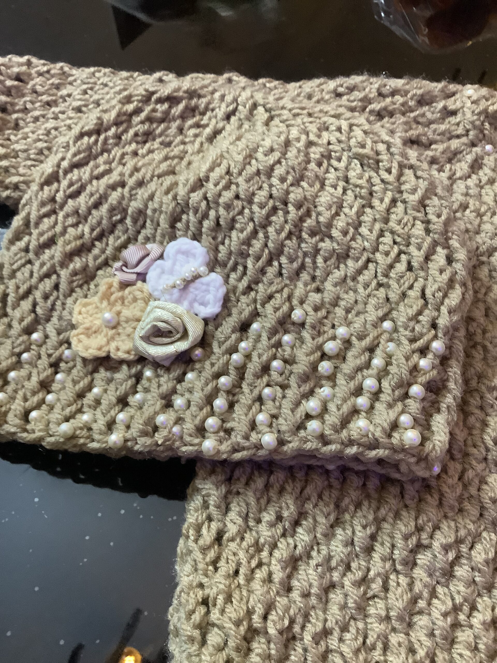 Crochet Sweater: Beaded Bliss Ensemble - Image 5