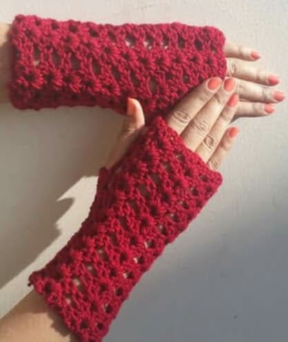 Handmade Finger-less Mittens - Image 7