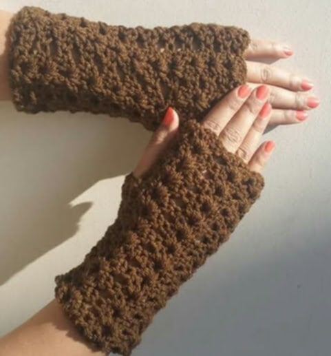 Handmade Finger-less Mittens - Image 6