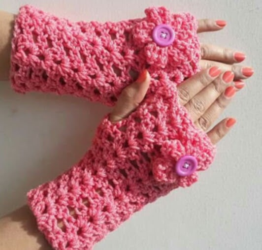 Handmade Finger-less Mittens