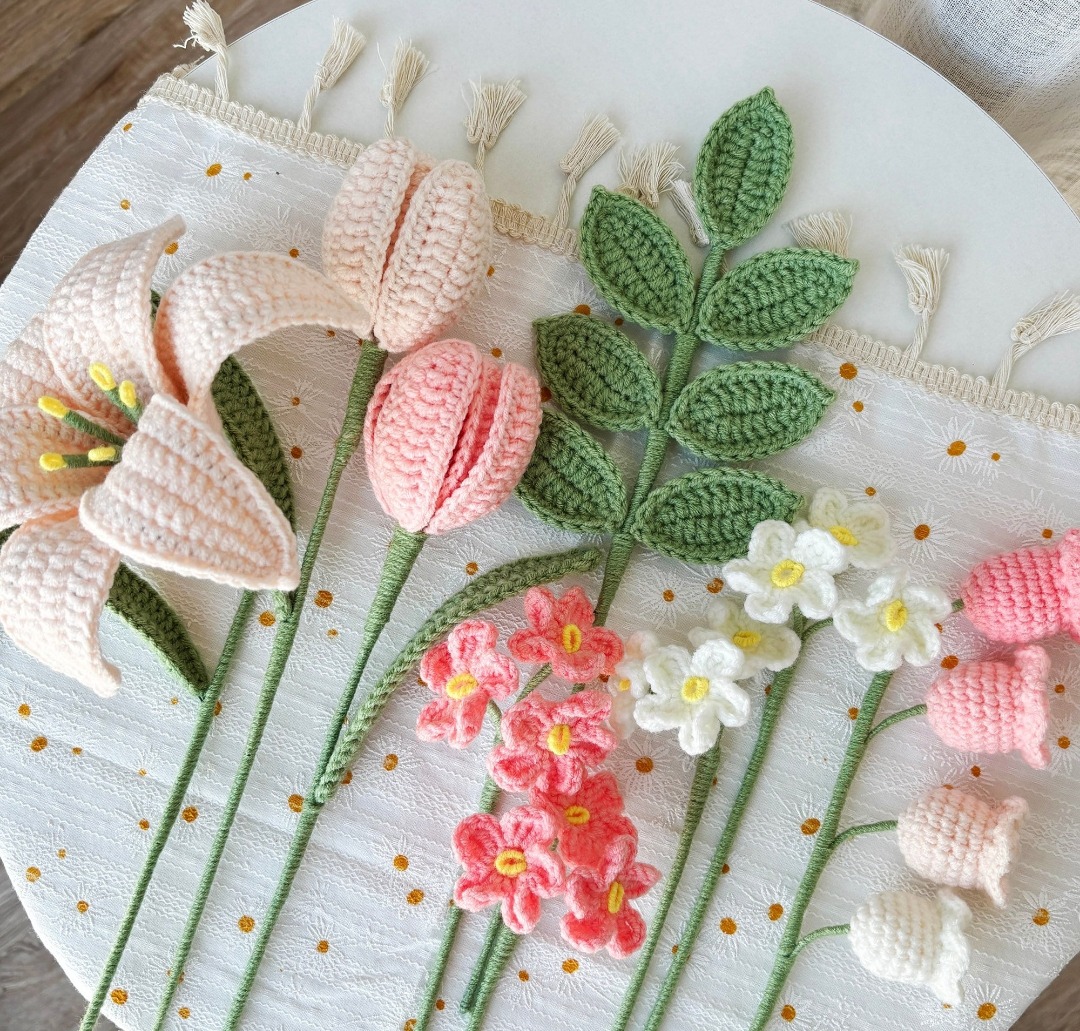 Gorgeous Handmade Crochet Flower Banquet - Image 2