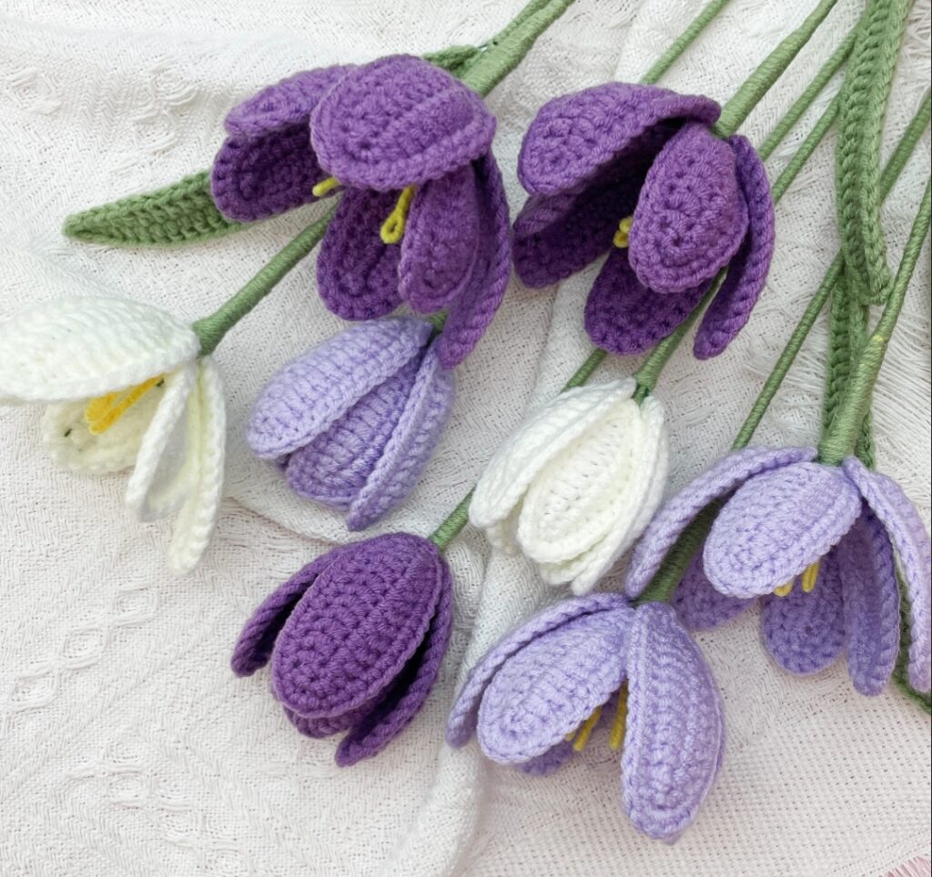 Crochet Tulip Bouquet