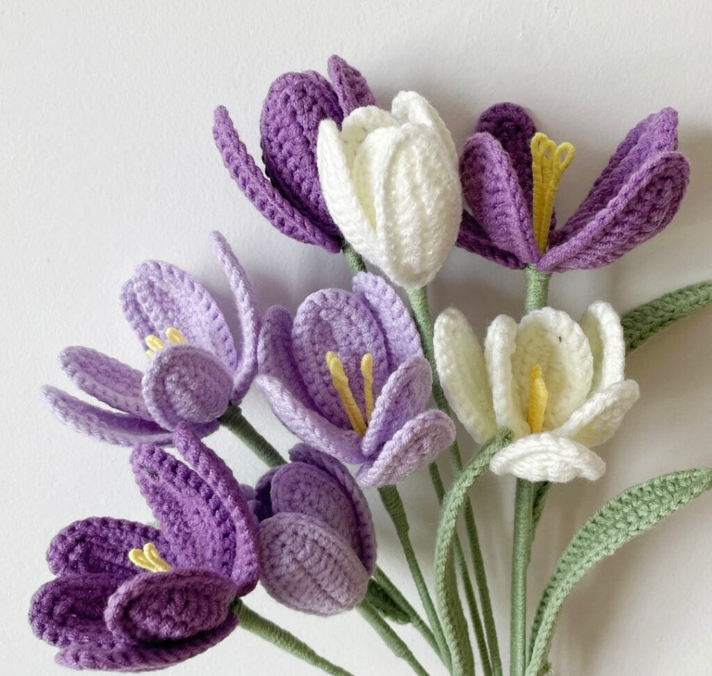 Crochet Tulip Bouquet