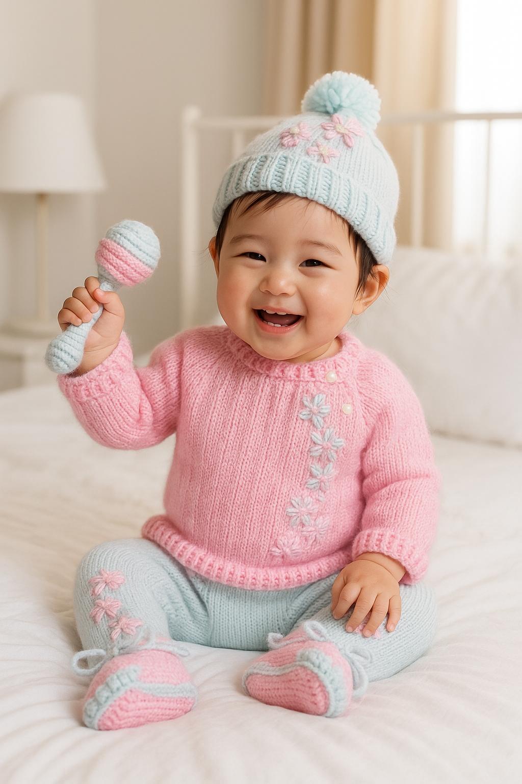 Baby set with snuggle